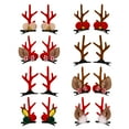 thumbnail image 3 of Deer Christmas Hair Clips Festive Holiday Party Headband Hair Accessories For Women And Girls, 3 of 8