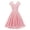 Pink, variant on Qiopertar V Neck Sleeveless Dress for Women Vintage Retro Cocktail Party Casual Printed A-Line Summer Dress, Wine S