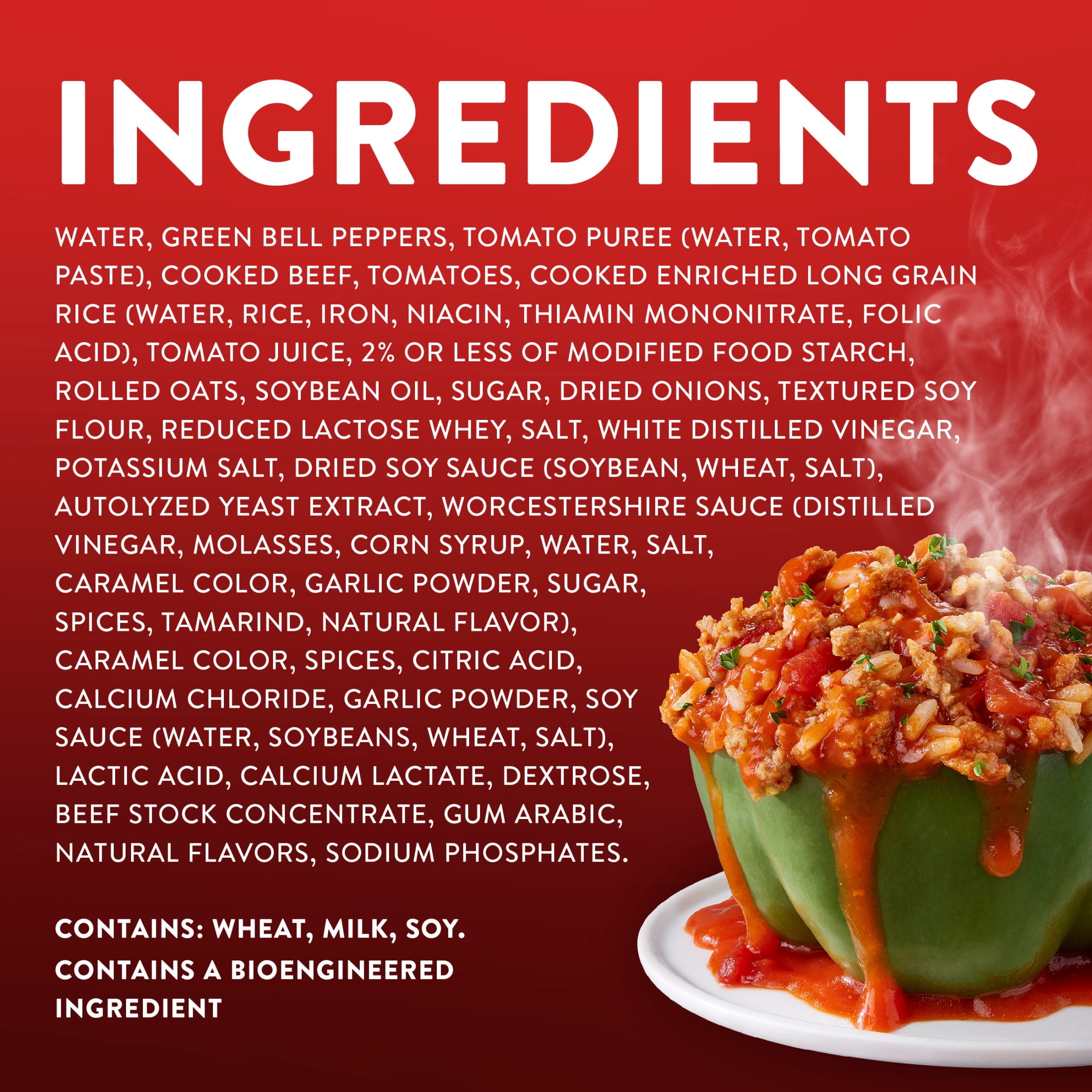 Stouffer’s Stuffed Peppers, Family Size, Frozen Stuffed Peppers, Easy Family Frozen Dinner 2 lb.