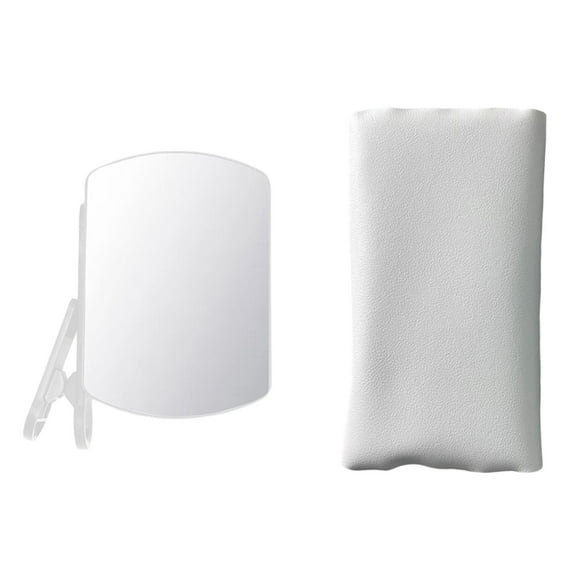 Yinanstore Trousse de Pince de Réflexion Miroir pour Téléphone Mobile et Appareil Photo, Accessoire Ajustable, Léger pour Voyage, Réfléchissant Flexible pour Selfie, Portable, Blanc