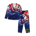 thumbnail image 1 of Rocae Mario pour Pyjamas pour Femmes Ensemble de Détente Ensemble de Pyjama à Manches Longues pour Femmes -TTTG, 1 of 7