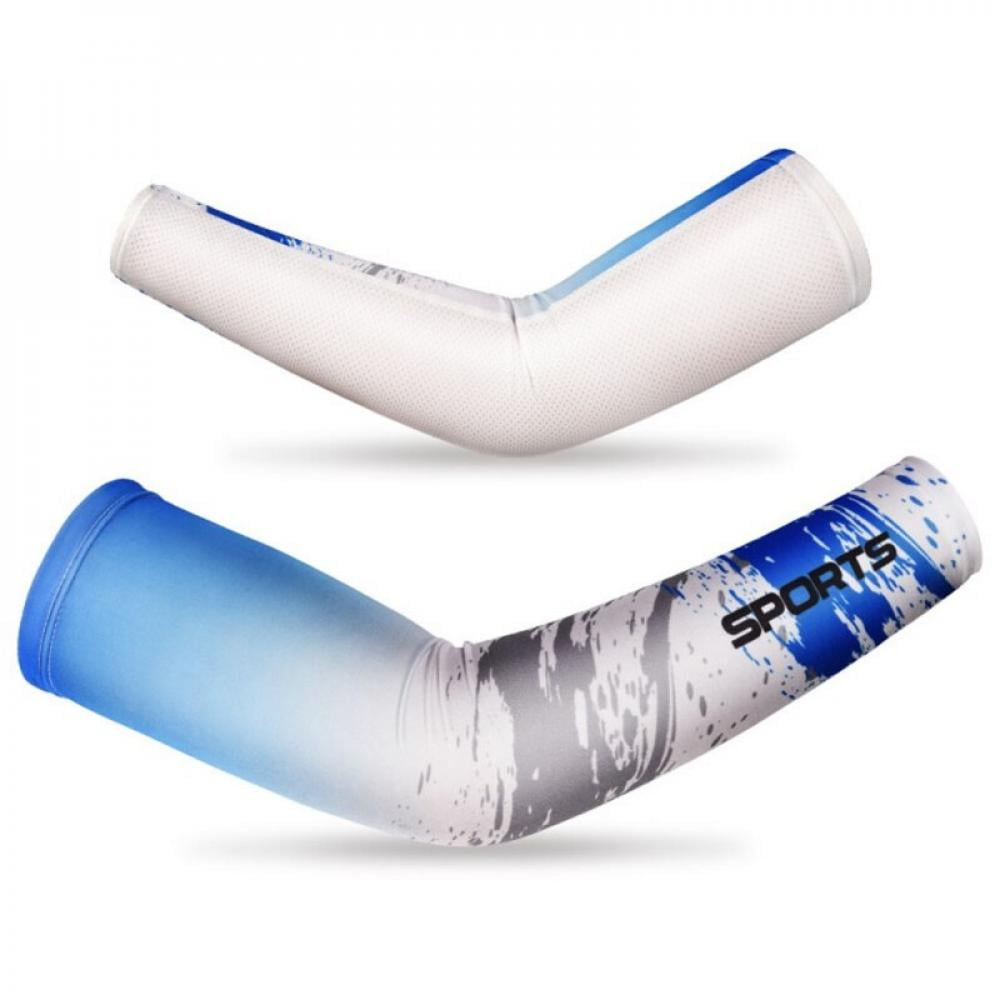 Details about   Cycling Bike Bicycle Riding Running Arm Silk Cooling Cover UV Protector Sleeve 