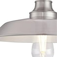 thumbnail image 3 of Westinghouse Lighting  Iron Hill 12-Inch, One-Light Indoor Semi-Flush Mount Ceiling Fixture Brushed Nickel, 3 of 5