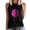 Black, variant on ibuvkizy Womens Tank Tops Loose Fit Cute Summer Tops for Women,Fashion Casual Women Sleeveless Printed Ladies Round Neck Blouses Tops T-Shirt