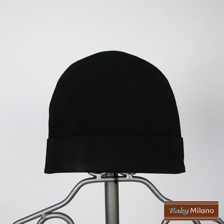 Baby Milano Baby Beanie Hat in Black