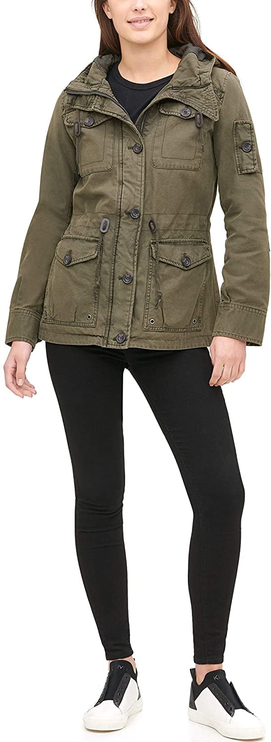 Levis Womens Cotton Four Pocket Hooded 