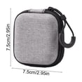 thumbnail image 3 of Cififendec Hard Shell Digital Accessory Storage Case, 2.95", Zipper Portable Small Gadget Pouch for Earphone USB Cable Coin Travel Sundry Protector, 3 of 6