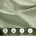 thumbnail image 5 of Superior Egyptian Cotton Eco-Friendly 700 TC Sheet Set, Full, Sage, 5 of 8