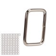 thumbnail image 1 of Anillo de Bucle de Metal de Bolsa Rectángulo, Antiadeado de la Bolsa de Bolsa resistente exquisitamento para el Equipaje de Mascotas para el Arnés de Perros para el collar de, 1 of 7