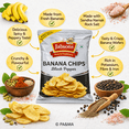 thumbnail image 2 of Jabsons Croustilles de Banane Poivre Noir 150 g, 2 of 7