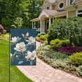 thumbnail image 2 of White Magnolia Garden Flag Double Sided 12 x 18/28 x 40 Inch Yard Flag Home Outdoor Yard Patio Lawn Decor, 2 of 6
