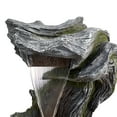 thumbnail image 3 of Alpine Corporation Waterfall in Realistic Tree Bark Fountain with LED Lights, 3 of 4
