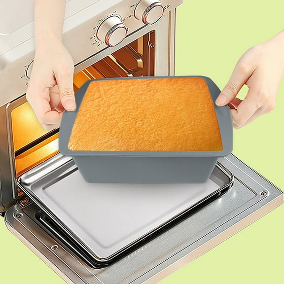 Gnmfd 6.5 Inch Silicone Cake Baking Tray Mold, Non Stick Foldable Baking Pan for Cake Chocolate Candy Bread, DIY Party Birthday Dessert Maker