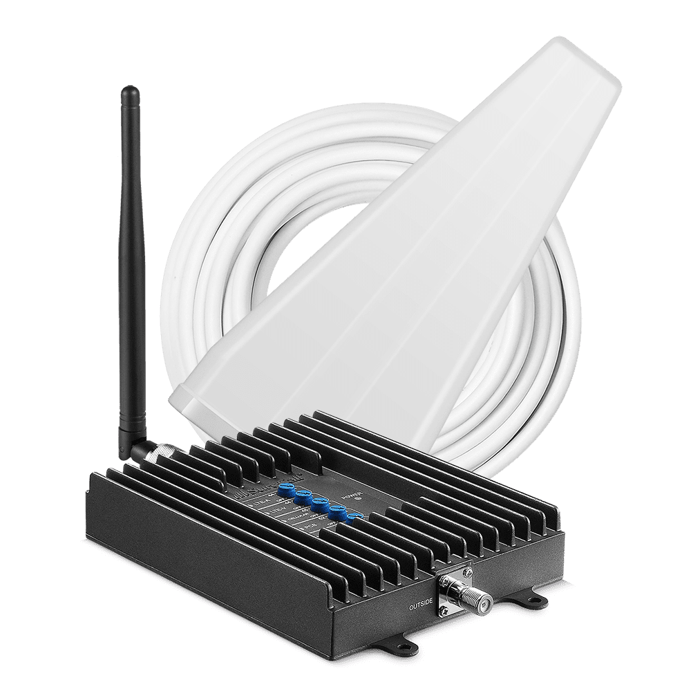 SureCall Flexpro Omni/Panel Dual Band Cell Phone Signal Booster Kit for All Carriers up to 6,000 Sq Ft