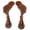 Brown, variant on Bar H Equine Leather Spurs Straps for Adults - Western Womens Spur Straps for Horse Riding, Barrel Racing, Show, and Rodeo