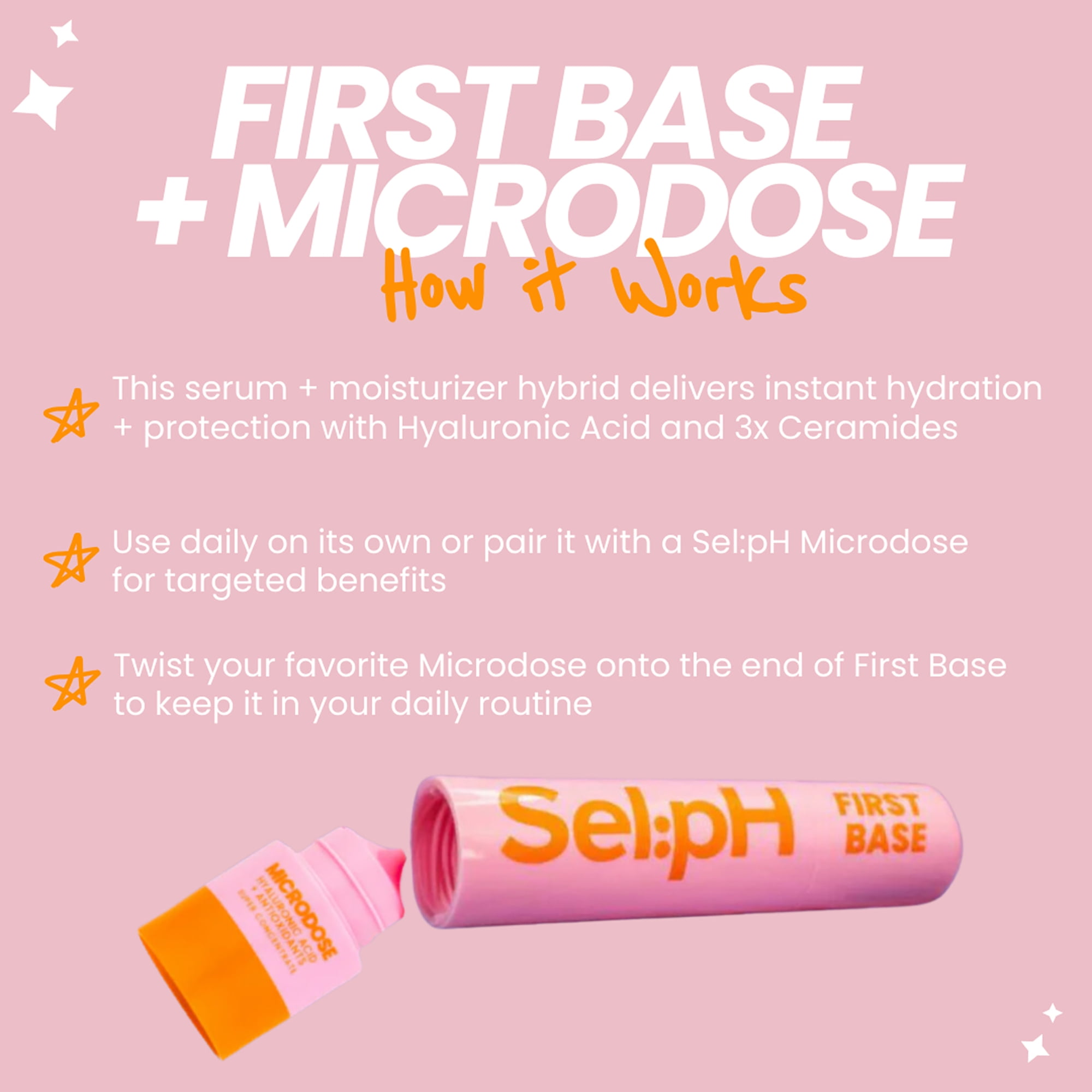 Sel:pH First Base Cream Serum, Face Serum, 1 oz