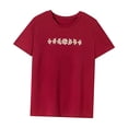 thumbnail image 3 of Camiseta para mujer, camiseta básica de verano para viaje por la calle, regalo del día de San Valentín L, 3 of 7