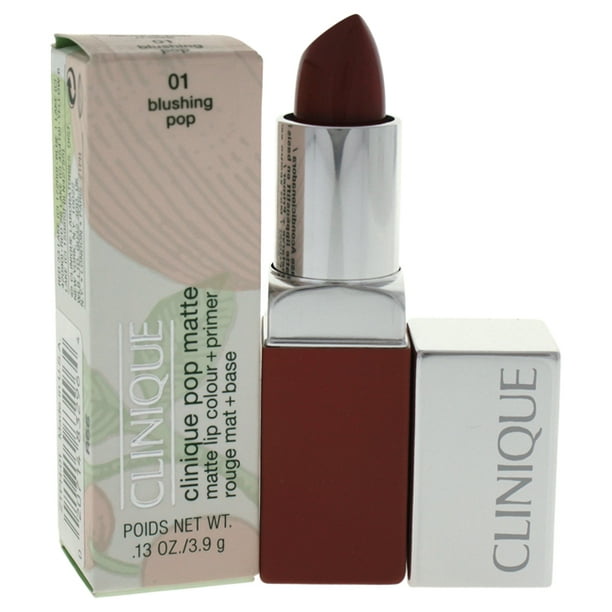 Clinique Pop Matte Lip Colour Primer - # 01 Blushing Pop by Clinique for Women - 0.13 oz Lip Stick - Walmart.com
