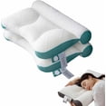 thumbnail image 1 of Comfort Goose Down Pillow, Ergonomic Neck Support Pillow for Neck and Shoulder Pain, Memory Foam, Sleep Enhancing, Cervical Support (2pcs), 1 of 7