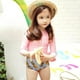 2 Pcs/set Maillot de Bain Enfant Crème Solaire Haut à Manches Longues + Short Taille Haute pour les Enfants de 3 à 7 Ans – image 5 sur 8