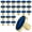 Navy Blue-25 Pack, variant on White 12 Pack Hardware Knobs For Dresser Drawer Cabinet Kitchen Cupboard Door