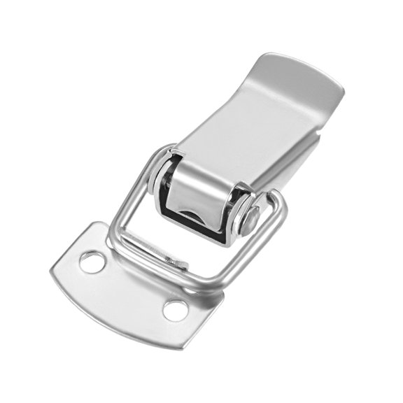 Uxcell Stainless Steel Spring Loaded Toggle Case Box Chest Trunk Latch Catches Hasps Clamps, 49mm Overall Length