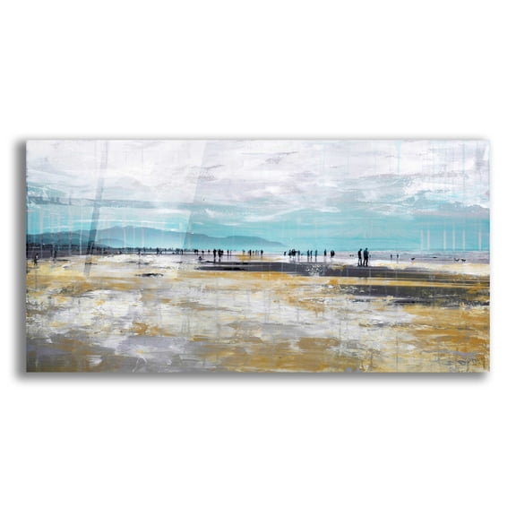 Epic Art 'Beach III' by Summer, 24"x12"