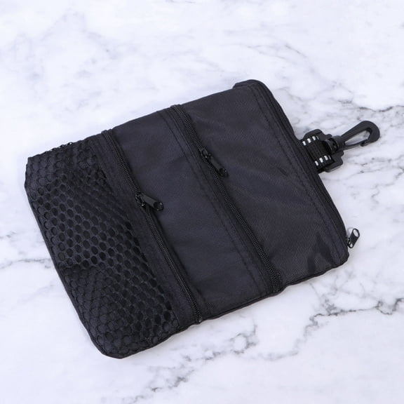 LEORX Golf Accessories Storage Bag Black Zipper Closure 1PC