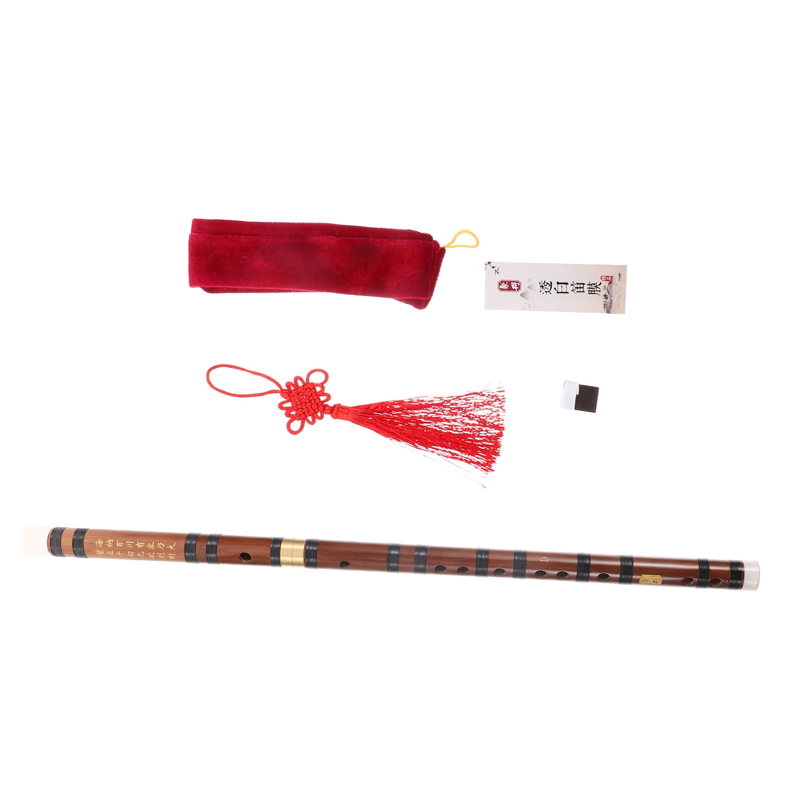2 Sets Bamboo Flute Lightweight Chinese Instrument