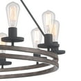 thumbnail image 6 of Vanity Art 12 Lights Double Level Wagon Wheel Chandelier Lighting Farmhouse Candle Ceiling Light Fixtures for Living Room Kitchen Dining Room 10596DW-AZ, 6 of 8