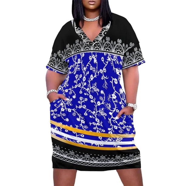 Vestido Skydomes con caída y bolsillos para mujer, elegante vestido de fiesta de verano con falda