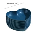 thumbnail image 3 of 10pcs Heart Shaped Dinner Plates Dinnerware Dishes Set 6.1 Inch Food Plate Saucers Tray Fruits Snack Bowls, 3 of 6