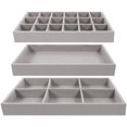 thumbnail image 1 of 3pcs Jewelry Tray Ring Organizer Display Showcase Jewelry Storage Tray Bracelets Storage Tray, 1 of 8