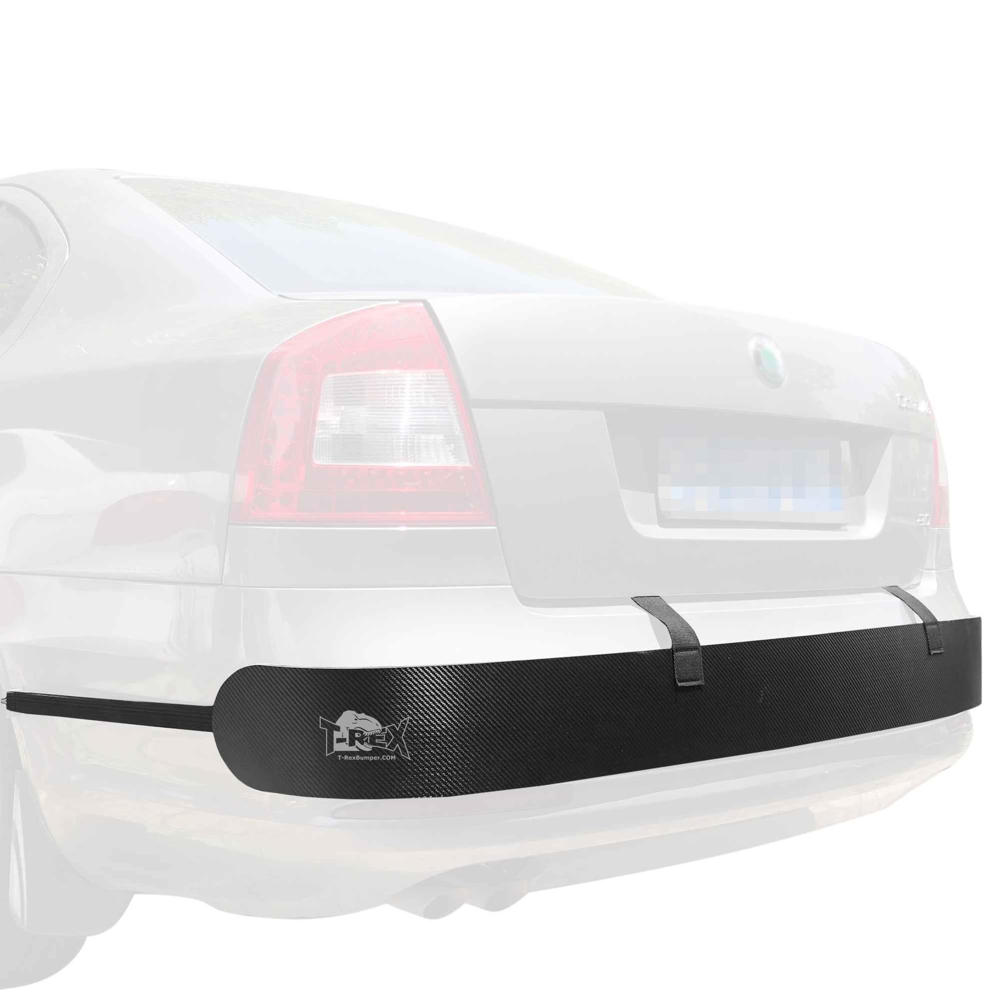 TRex Bumper Protector, Rear Bumper Guard for Cars (6" High with Carbon