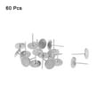thumbnail image 3 of Uxcell 60Pack 19mmx30mm Flat Head Decorative Upholstery Tacks Furniture Nails, Silver, 3 of 6