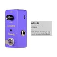 thumbnail image 2 of Muslady Mini Looper Effect Pedal Guitar Loopers Bass Loop Pedal Ullimited Overdubs 5 Minutes Looping Time with USB Interface Purple, 2 of 7