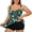 Blue2, variant on PMVFHDE Plus Size Swimsuit For Women Tankini Swim Top With Supportive Underwire And Adjustable Straps Solid Color