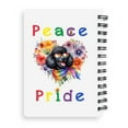thumbnail image 2 of Peace Love Pride Poodle with Rainbow Sunglasses LGBT LGBTQ+ Spiral Bound Journal Poodles Dog Lover Gifts Idea 5x7in Spiral Notebook - 01004, 2 of 5