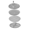 French Press Upgrade Kit, 4Piece Replacement Mesh Filters with Spiral