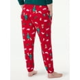 thumbnail image 3 of Joyspun Women's Brushed Hacci Knit Sleep Joggers, Sizes XS to 3X, 3 of 6