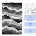 thumbnail image 5 of Grey Ombre Kitchen Towels Set of 3, Modern Geometric Moire Abstract Art Soft Microfiber Dish Towels, Absorbent Quick-Dry Washable Dishcloths for Kitchen Cleaning, Drying Dishes, 18x28 Inches, 5 of 9