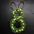 thumbnail image 5 of Kezqiaxn Easter Decor Easter Wreath Rabbit Ear Decoration Door Hanging Vines Wreath, 5 of 6