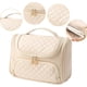 thumbnail image 5 of Travel Toiletry Bag Makeup Bag Large Capacity Portable Cosmetic Bags PU Leather Makeup Organizer Bag with Handle for Women Makeup Storage, 5 of 5