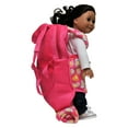The Queen's Treasures Doll Accessories, Pink Baby Doll Backpack Carrier