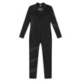 thumbnail image 6 of TiaoBug Leotard for Kids Girls Gymnastics Long Sleeve Full Body Suit One Piece Bodysuit Jumpsuit Black 10, 6 of 7
