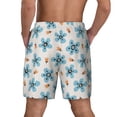 thumbnail image 2 of Lsque Mens Swim Trunks Flower Leaves Pattern - Bathing Suit Compression Liner - Beach Swim Shorts Swimwear - (S-3XL) - Stretch Quick Dry -Medium, 2 of 9