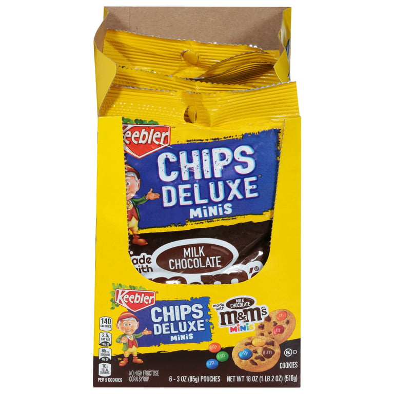 Keebler Chips Deluxe Mini M&M's Cookies, 30 Count