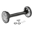 thumbnail image 1 of bedienty Vélo Pliant Roues Faciles Tige d'Extension pour Vélo Titane Noir, 1 of 3