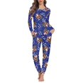 thumbnail image 2 of Pijamas de manga larga para mujer, conjuntos de pijamas de Navidad, pantalones de manga larga, ropa de dormir informal, a pedido, 2 of 4