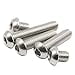 thumbnail image 2 of M5 x 10mm Button Head Socket Cap Screws,Pack 50-Piece,Stainless Steel,Full Thread,Metric, 2 of 4